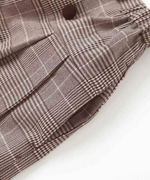 BeBe / べべ ショート・ハーフ・半端丈パンツ | 【お揃い】グレンチェックプリーツスカート風ショートパンツ(90~160cm) | 詳細10