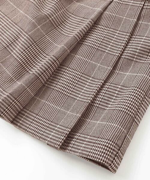 BeBe / べべ ショート・ハーフ・半端丈パンツ | 【お揃い】グレンチェックプリーツスカート風ショートパンツ(90~160cm) | 詳細11