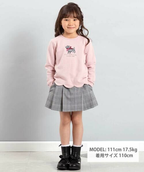 BeBe / べべ ショート・ハーフ・半端丈パンツ | 【お揃い】グレンチェックプリーツスカート風ショートパンツ(90~160cm) | 詳細16