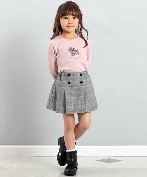 BeBe / べべ ショート・ハーフ・半端丈パンツ | 【お揃い】グレンチェックプリーツスカート風ショートパンツ(90~160cm) | 詳細17