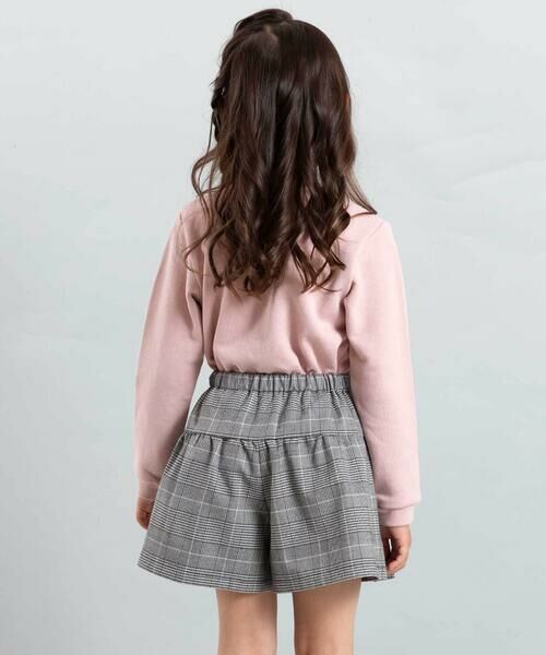 BeBe / べべ ショート・ハーフ・半端丈パンツ | 【お揃い】グレンチェックプリーツスカート風ショートパンツ(90~160cm) | 詳細18