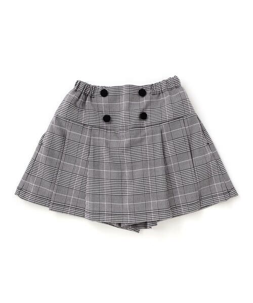 BeBe / べべ ショート・ハーフ・半端丈パンツ | 【お揃い】グレンチェックプリーツスカート風ショートパンツ(90~160cm) | 詳細19