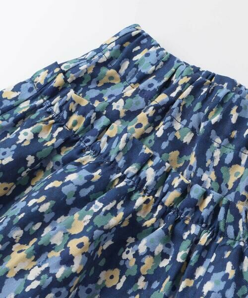 BeBe / べべ ショート・ハーフ・半端丈パンツ | 【お揃い】オンフルールフラワープリントキュロットパンツ(90~150cm) | 詳細7