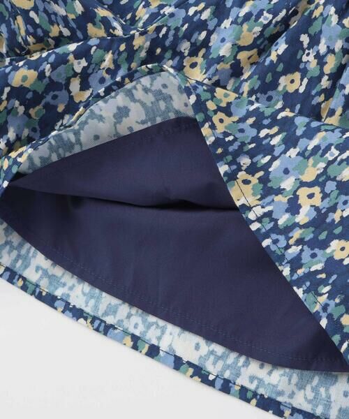 BeBe / べべ ショート・ハーフ・半端丈パンツ | 【お揃い】オンフルールフラワープリントキュロットパンツ(90~150cm) | 詳細9