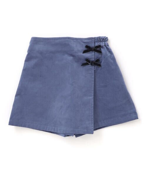 BeBe / べべ ショート・ハーフ・半端丈パンツ | モールスキンラップスカート風ショートパンツ(90~160cm) | 詳細3