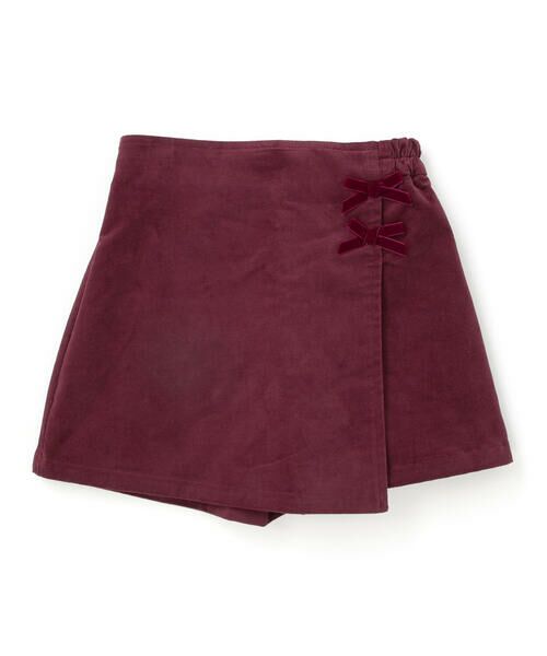 BeBe / べべ ショート・ハーフ・半端丈パンツ | モールスキンラップスカート風ショートパンツ(90~160cm) | 詳細13