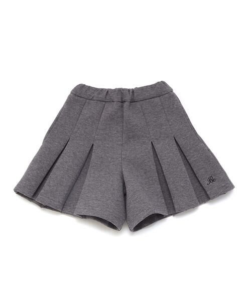 BeBe / べべ ショート・ハーフ・半端丈パンツ | ボンディングボックスプリーツキュロットパンツ(90~160cm) | 詳細5