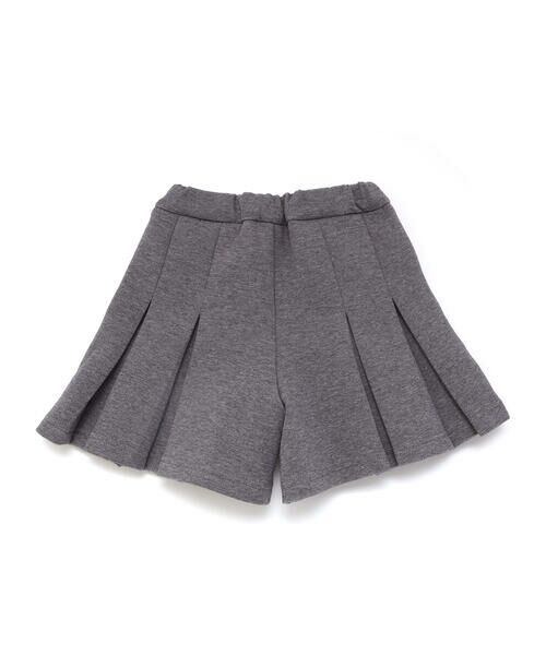 BeBe / べべ ショート・ハーフ・半端丈パンツ | ボンディングボックスプリーツキュロットパンツ(90~160cm) | 詳細6