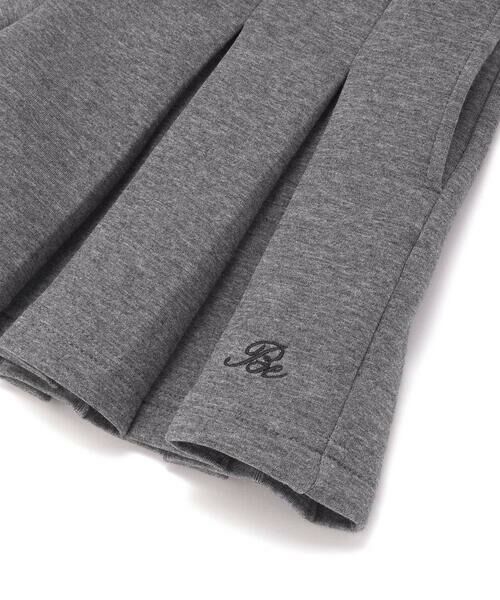 BeBe / べべ ショート・ハーフ・半端丈パンツ | ボンディングボックスプリーツキュロットパンツ(90~160cm) | 詳細9