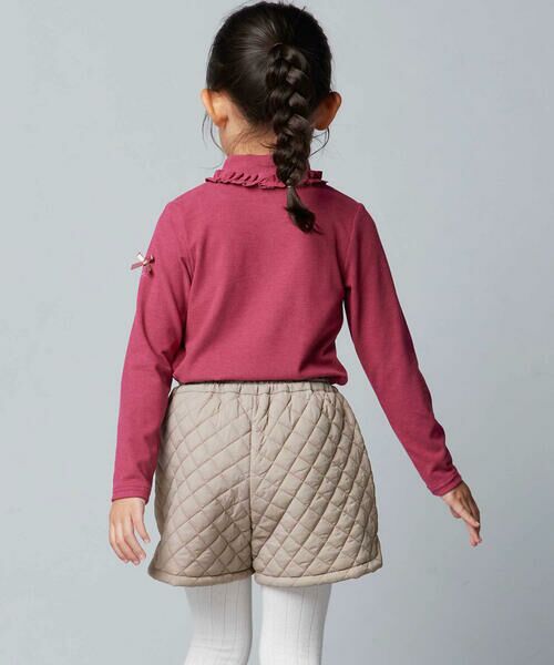 BeBe / べべ ショート・ハーフ・半端丈パンツ | タフタキルティングサイドカットショートパンツ(90~150cm) | 詳細6