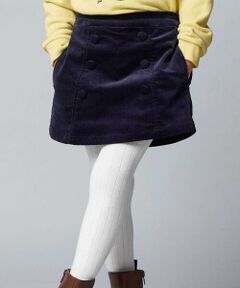 BeBe / べべ ショート・ハーフ・半端丈パンツ | ストレッチコーデュロイダブルボタンショートパンツ(90~150cm)