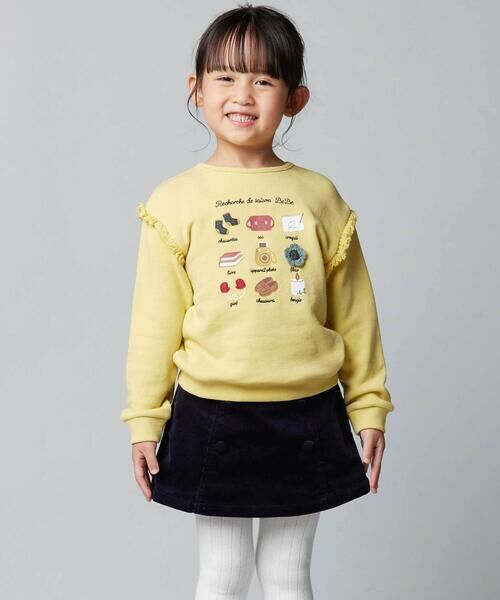 BeBe / べべ ショート・ハーフ・半端丈パンツ | ストレッチコーデュロイダブルボタンショートパンツ(90~150cm) | 詳細2