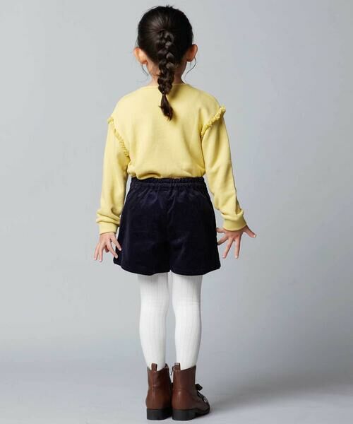 BeBe / べべ ショート・ハーフ・半端丈パンツ | ストレッチコーデュロイダブルボタンショートパンツ(90~150cm) | 詳細3