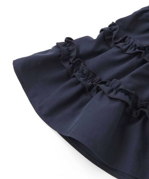 BeBe / べべ ミニ・ひざ丈スカート | シャンブレーフリルティアードスカート(100~150cm) | 詳細6