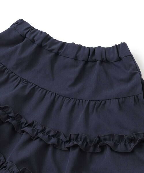 BeBe / べべ ミニ・ひざ丈スカート | シャンブレーフリルティアードスカート(100~150cm) | 詳細3