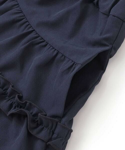 BeBe / べべ ミニ・ひざ丈スカート | シャンブレーフリルティアードスカート(100~150cm) | 詳細4