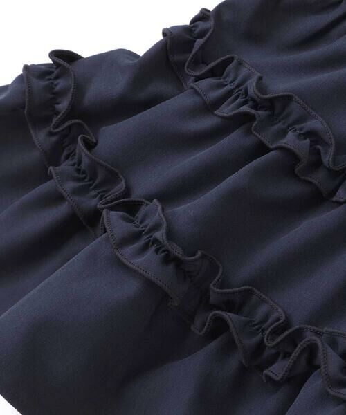 BeBe / べべ ミニ・ひざ丈スカート | シャンブレーフリルティアードスカート(100~150cm) | 詳細5