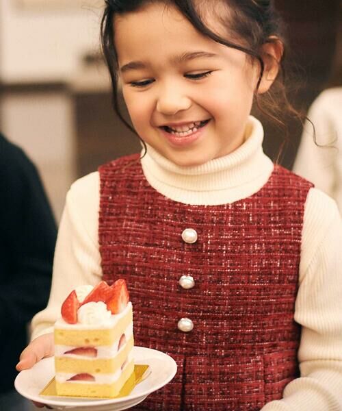 BeBe / べべ ニット・セーター | 【日本製】リブニットタートルネック(80~150cm) | 詳細2