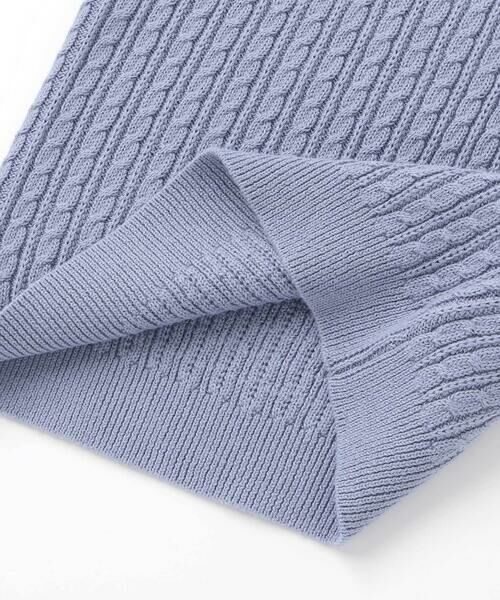 BeBe / べべ ベスト | ケーブル編みクルーネックニットベスト(90~150cm) | 詳細12