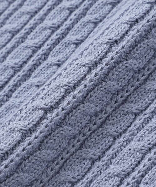 BeBe / べべ ベスト | ケーブル編みクルーネックニットベスト(90~150cm) | 詳細13