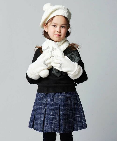 BeBe / べべ ハンチング・キャスケット・ベレー帽 | 【お揃い】ポコポコニットベレー帽 | 詳細1