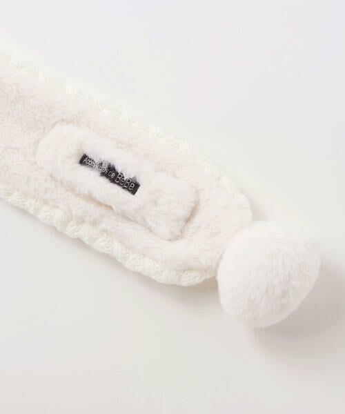 BeBe / べべ マフラー・ショール・スヌード・ストール | 【お揃い】ポコポコニットリボンマフラー | 詳細6