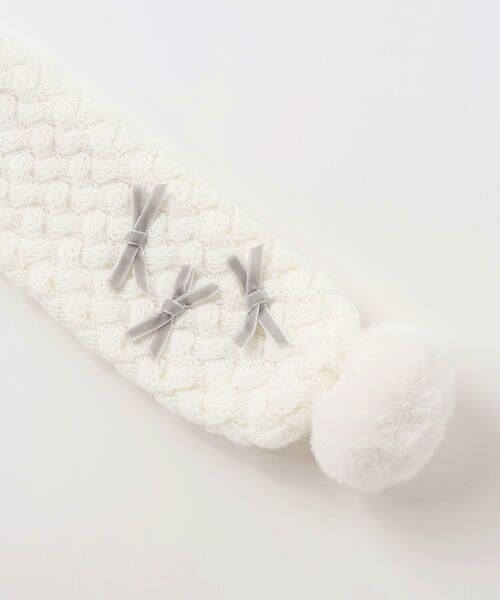 BeBe / べべ マフラー・ショール・スヌード・ストール | 【お揃い】ポコポコニットリボンマフラー | 詳細5