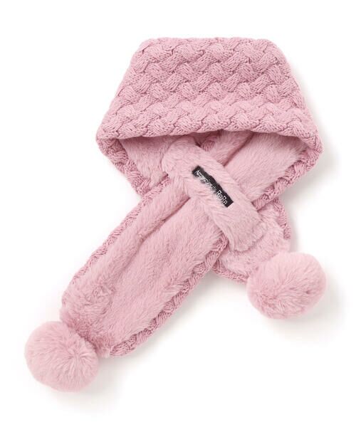 BeBe / べべ マフラー・ショール・スヌード・ストール | 【お揃い】ポコポコニットリボンマフラー | 詳細12