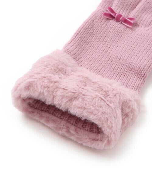 BeBe / べべ 手袋 | 【お揃い】リボンニット手袋 | 詳細7