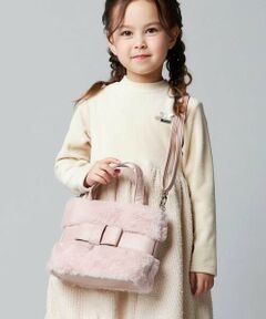 BeBe / べべ ショルダーバッグ | リボンベルトファー2wayバッグ