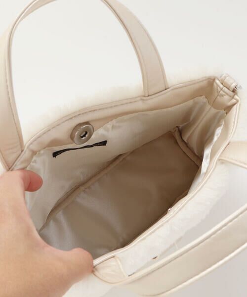 BeBe / べべ ショルダーバッグ | リボンベルトファー2wayバッグ | 詳細5