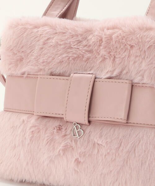 BeBe / べべ ショルダーバッグ | リボンベルトファー2wayバッグ | 詳細12