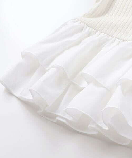 BeBe / べべ Tシャツ | ペプラムフリル切替テレコプルオーバー(90~150cm) | 詳細11