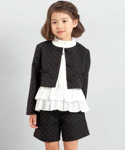 BeBe / べべ Tシャツ | ペプラムフリル切替テレコプルオーバー(90~150cm) | 詳細5