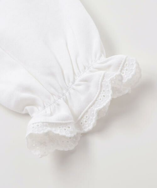 BeBe / べべ Tシャツ | レースフリルカラース長袖Tシャツ(90~150cm) | 詳細10