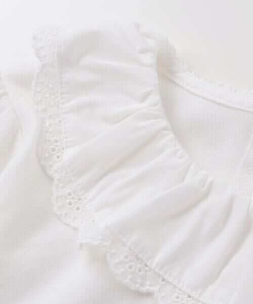 BeBe / べべ Tシャツ | レースフリルカラース長袖Tシャツ(90~150cm) | 詳細7
