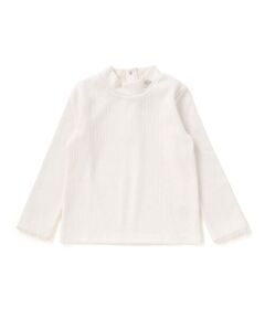 BeBe / べべ Tシャツ | 起毛テレコハイネック長袖Tシャツ(90~150cm)