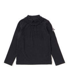 BeBe / べべ Tシャツ | 【日本製】ミップスウェードフリルハイネックTシャツ(80~150cm)