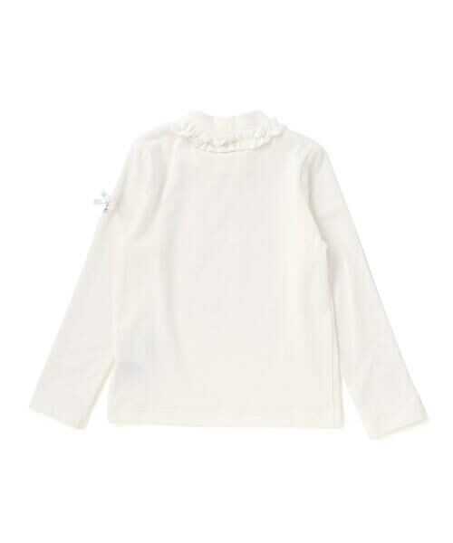 BeBe / べべ Tシャツ | 【日本製】ミップスウェードフリルハイネックTシャツ(80~150cm) | 詳細2