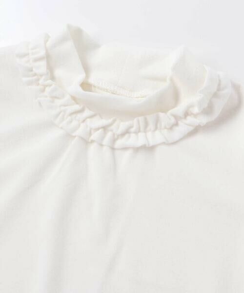 BeBe / べべ Tシャツ | 【日本製】ミップスウェードフリルハイネックTシャツ(80~150cm) | 詳細3
