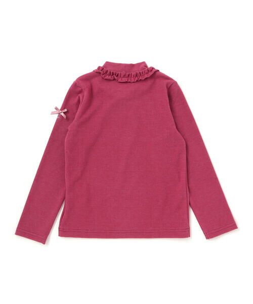 BeBe / べべ Tシャツ | 【日本製】ミップスウェードフリルハイネックTシャツ(80~150cm) | 詳細16