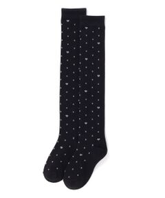 BeBe / べべ ソックス | ハートドットニーハイソックス(15~24cm)