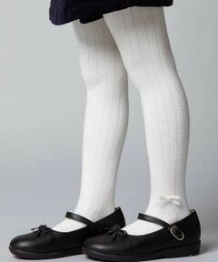 BeBe / べべ レギンス・スパッツ | サイドリボンリブタイツ(80~140cm)