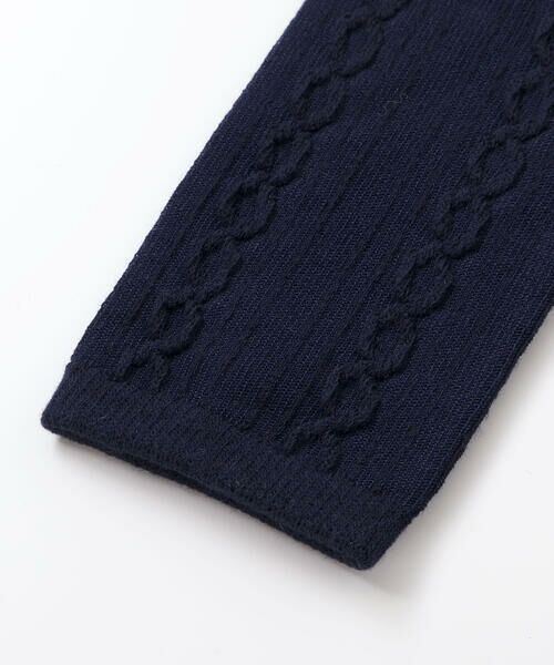 BeBe / べべ レギンス・スパッツ | ケーブル編みレギンス+フリルクルーソックスセット(80~140cm) | 詳細4