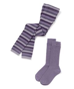 BeBe / べべ レギンス・スパッツ | マルチボーダーレギンス+ショートルーズソックスセット(80~140cm)