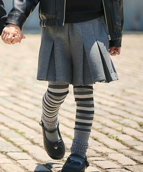 BeBe / べべ レギンス・スパッツ | マルチボーダーレギンス+ショートルーズソックスセット(80~140cm) | 詳細10