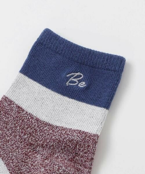 BeBe / べべ ソックス | ランダムワイドボーダークルーソックス(11~24cm) | 詳細1