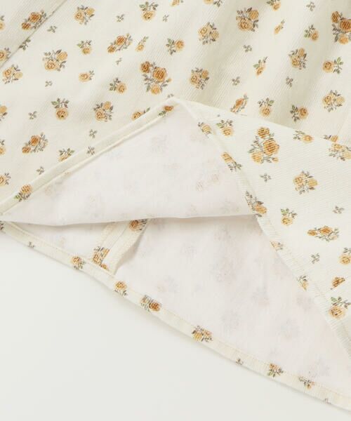 BeBe / べべ ミニ丈・ひざ丈ワンピース | 【お揃い】小花柄シャツコールスモック刺しゅうジャンパースカート(80~100cm) | 詳細13