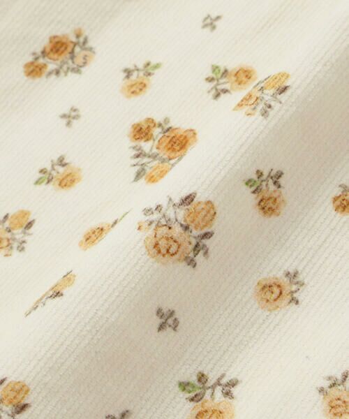 BeBe / べべ ミニ丈・ひざ丈ワンピース | 【お揃い】小花柄シャツコールスモック刺しゅうジャンパースカート(80~100cm) | 詳細14