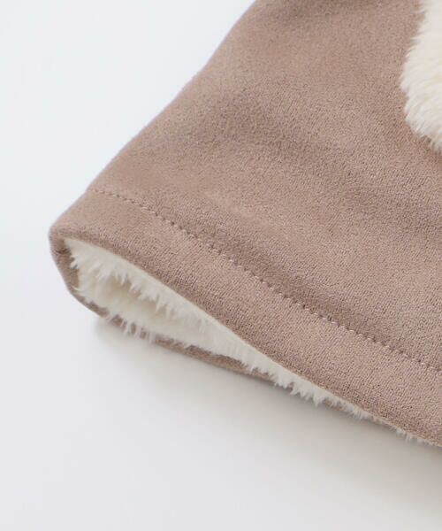 BeBe / べべ ステンカラーコート | スウェード調裏ボアコート(90~100cm) | 詳細10